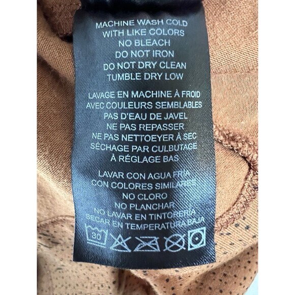 Kuhl Dress Faux Wrap Modal Organic Cotton Blend  Long Sleeve Dot Print Size L - Picture 10 of 12